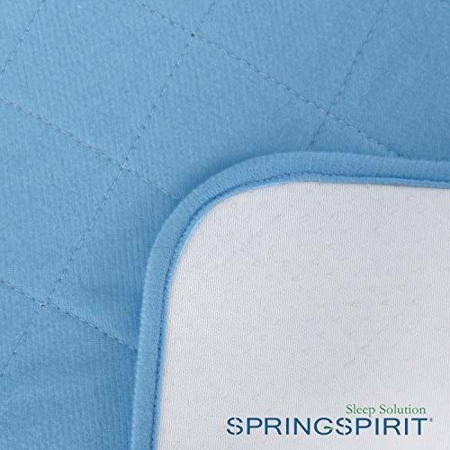 Cubre Camas Springspirit Impermeable De Color Azul