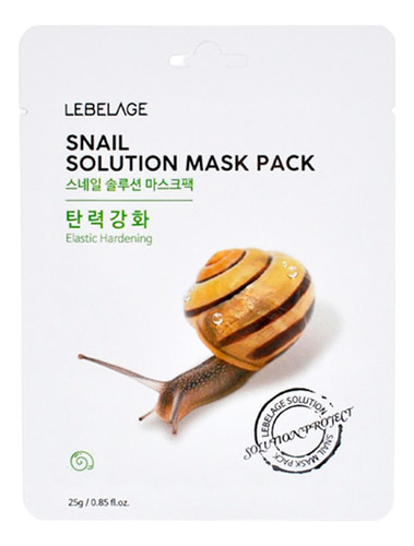 Mascarilla Coreana De Baba De Caracol/ Antiarrugas (30pz)