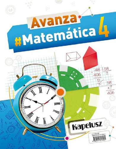 Libro - Matemática 4 - Avanza - Kapelusz