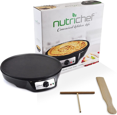 Plancha Eléctrica Crepera Nutrichef Crepes Panqueques Huevos