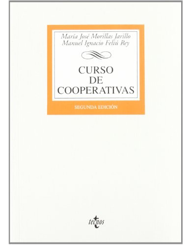 Libro Curso De Cooperativas De María José Morillas Jarillo,