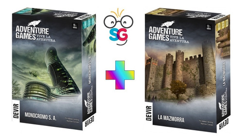 Combo Adventure Games-monocromo +adventure Games-la Mazmorra