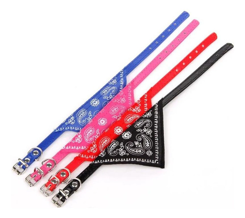 Collar Pañuelo Bandana Xs Regulable Para Perro Gato Mascotas