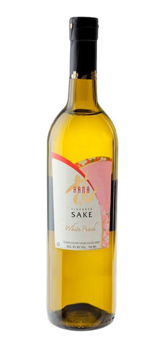 Imagen 1 de 4 de Sake Hana, Sabor Durazno (sake Saborizado) 750ml