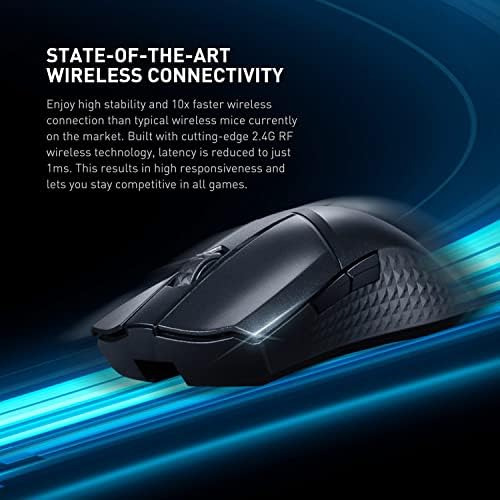 Ratón Ergonómico Inalámbrico Ligero Para Juegos Msi Clutch G