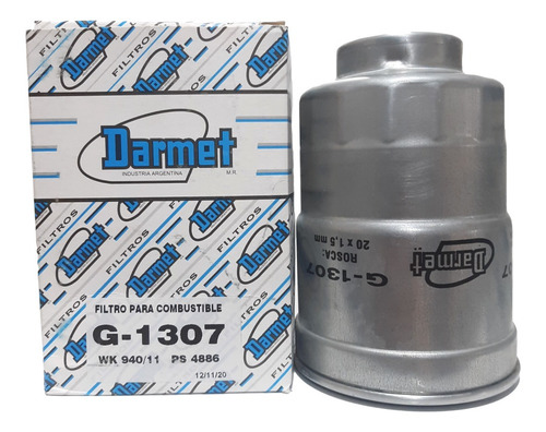 Filtro De Combustible G-1307 (wk94011, Ps4886) Darmet