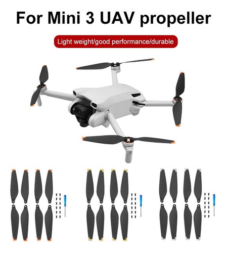 8 Pcs Drones Palas De Hélices Para Dji Mini 3 Accesorios