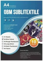 Comprar Vinilo Sublimable Subli-flock Paquete (hoja A4) 10 Unidades