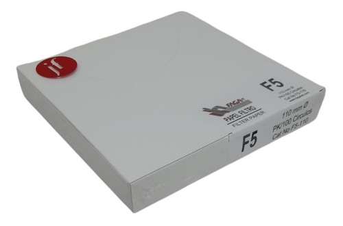 Papel Filtro Cualitativo C/100 Fagalab F5-110