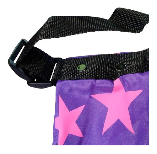 Imagen 6 de 8 de Bolso Alforja Estampado Porta Patín Artístico Doble - El Rey