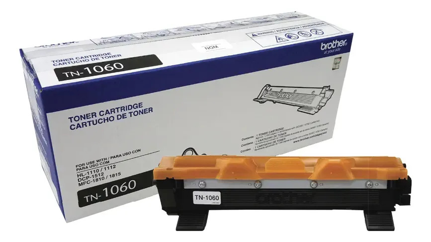 Brother TN1060BR Toner Preto p/ HL1112 DCP1602 Rendimento 1.000 Página