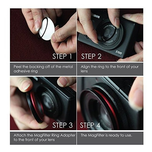Imagen 3 de 5 de Magfilter Anillo Adaptador Roscado 2.165 in Bolsa Para Sony