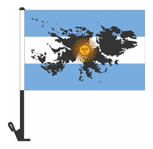 200 Banderas Para Ventanillas De Autos Malvinas Carflags