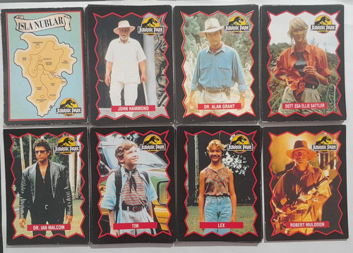 Figuritas Trading Cards Jurassic Park Lote X 10 A Elección