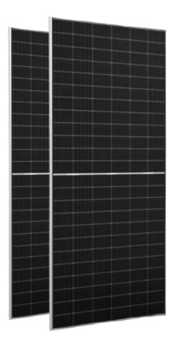 Panel Solar Risen 585wp Modulo Bifacial 144 Celdas Negro 52.37v 1500v