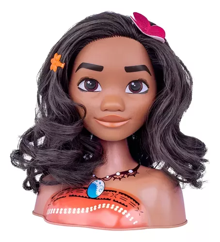 Boneca Moana Busto Cabeleireira Pentear - Cotiplás 2599 - Xickos Brinquedos