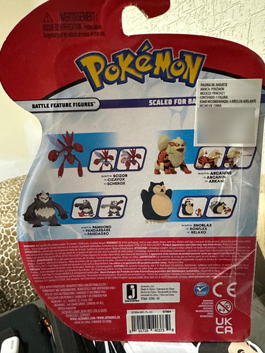 Figura De Combate Pokémon Snorlax Deluxe Action Articulado