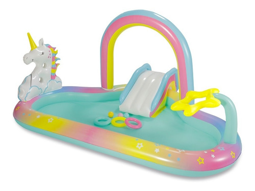 Imagen 1 de 6 de Piscina Centro De Juegos Unicornio / Piscinas Inflables