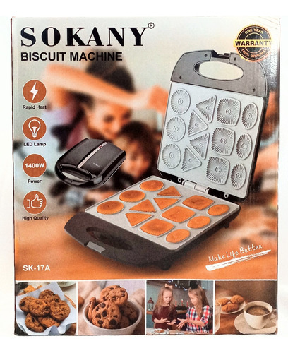 Mini Máquina De Galletas ! Sokany