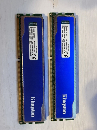 Imagen 2 de 2 de Kingston Hyperx Blu 4gb Dd3 8gx Pc3-12800u Non-ecc