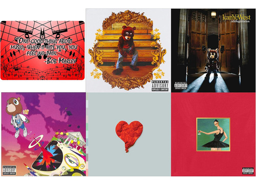 Cd: Kanye West: Colección De Cd De Los 5 Primeros Álbumes De