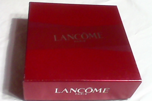 Lancome-paris-caja-estuche-de Luxe (vacío)-rojo Y Oro-unico-