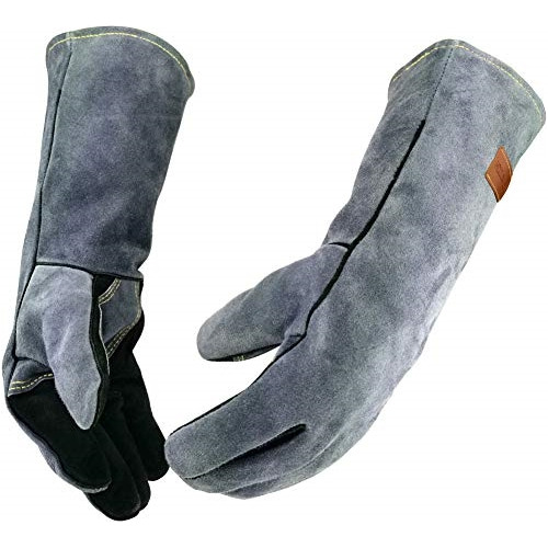 Guantes De Soldadura De Cuero De 16''  Talla Única