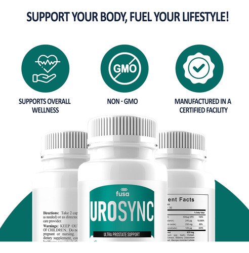 Urosync Suplemento Salud Prostática 60 Cápsulas