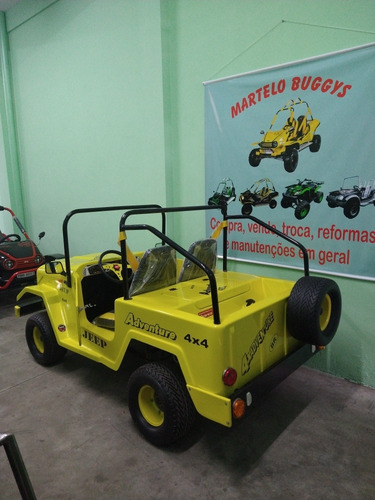 Míni Buggy Jeep Completo Único Com Portas E Setas 215cc 4t !