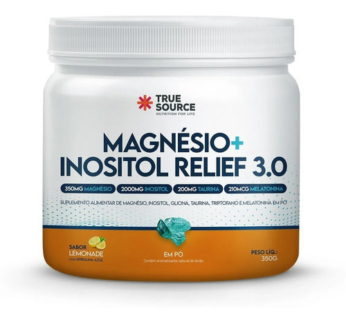 Magnesio + Inositol Relief 3.0 350g - True Source