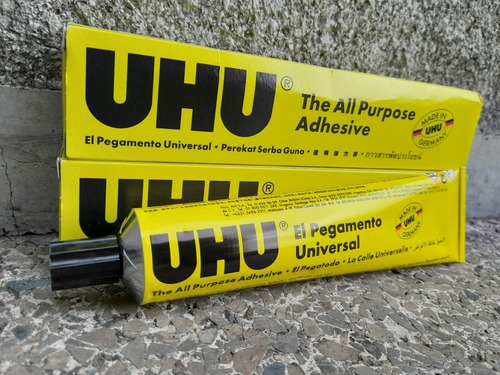 Imagen 3 de 6 de Pega Uhu Original 125ml Universal Multiuso Importada Nueva