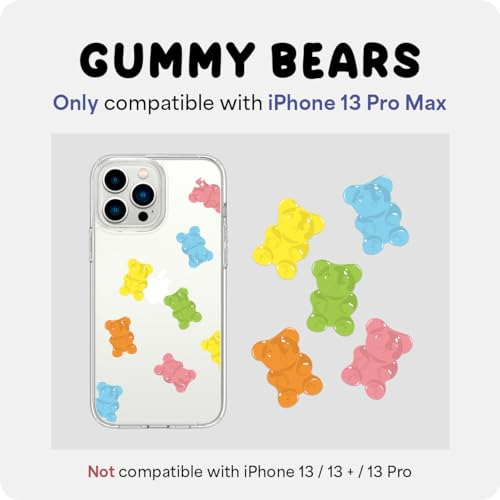 Funda Para iPhone 13 Pro Max Cristaltransparente Gummy Bears