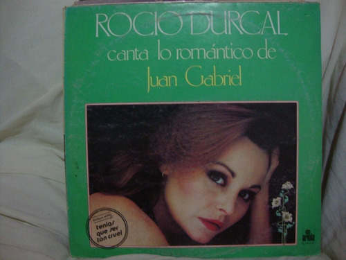 Vinilo Rocio Durcal Canta Juan Gabriel M1