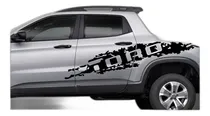 Comprar Calcos Adhesivos Ploteo Vinilo Laterales Fiat Toro Salpicado