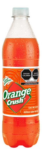 10 Pack Refresco Naranja Crush 600 Ml
