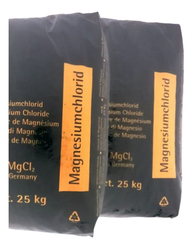 Cloruro De Magnesio Importado 25 Kilos