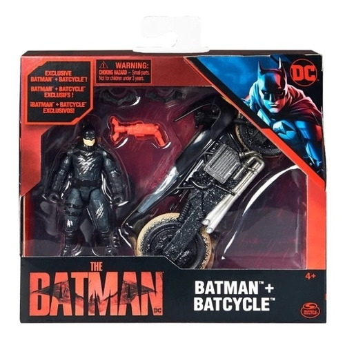 Figura Colección Dc Cómics Batman Más Motocicleta Original