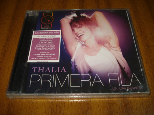 Cd+dvd Thalia / Primera Fila (nuevo Y Sellado)