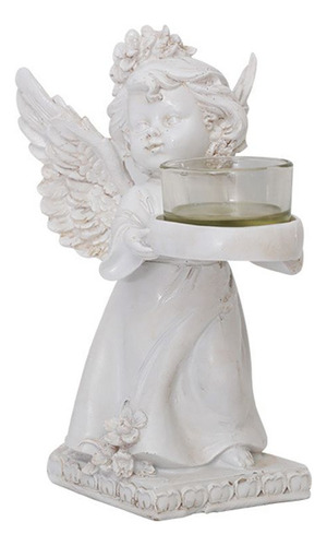 Figura De Resina Con Forma De Ángel Con Forma De Vela Para E