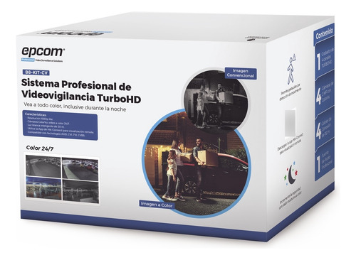 Kit Turbohd 1080p Lite / Dvr 4 C/ 4 Cámbala 2 Megapi Colorvu
