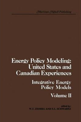 Libro Energy Policy Modeling: United States And Canadian ...