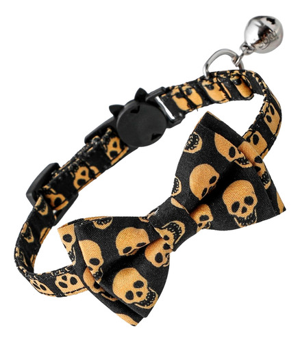 Soku Collar De Seguridad Para Gato Moño Firme Dots Elegante Moño Negro Dots