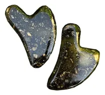 Comprar Piedras Para Masajes Guasha.  Piedra Marmol Verde Alpe