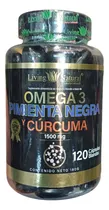 Comprar Omega 3 Con Curcuma + Pimienta Negra 120 Capsulas 1500 Mg