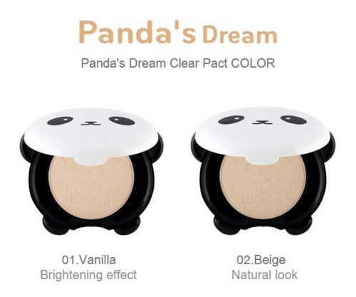 Tonymoly Panda's Dream Clear Pact Beige Maquillaje Panda