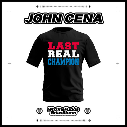 Playera Wwe John Cena Last Real Champion U Cant See Me 2025