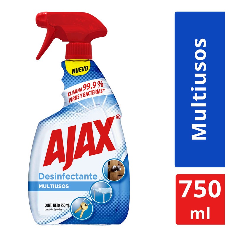 Limpiador Multiusos Ajax Desinfectante 750 Ml | Mercado Libre