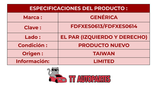 Par Espejo Explorer 2006-06-2010-10 Limited C/luz Inf Cr Ore