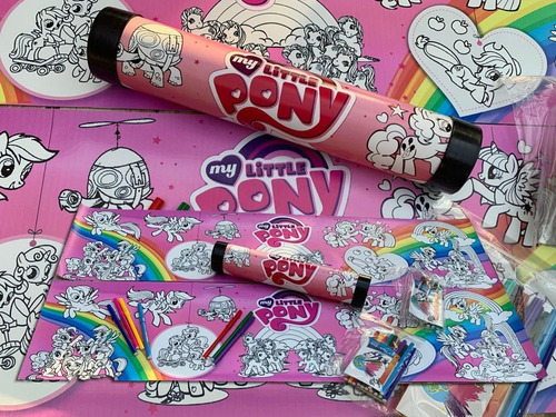 Pintar Lavar Y Volver A Colorear Little Ponny Pequeño Pony