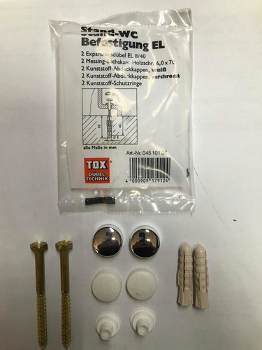 Set De Anclaje Para Wc Tox Aleman